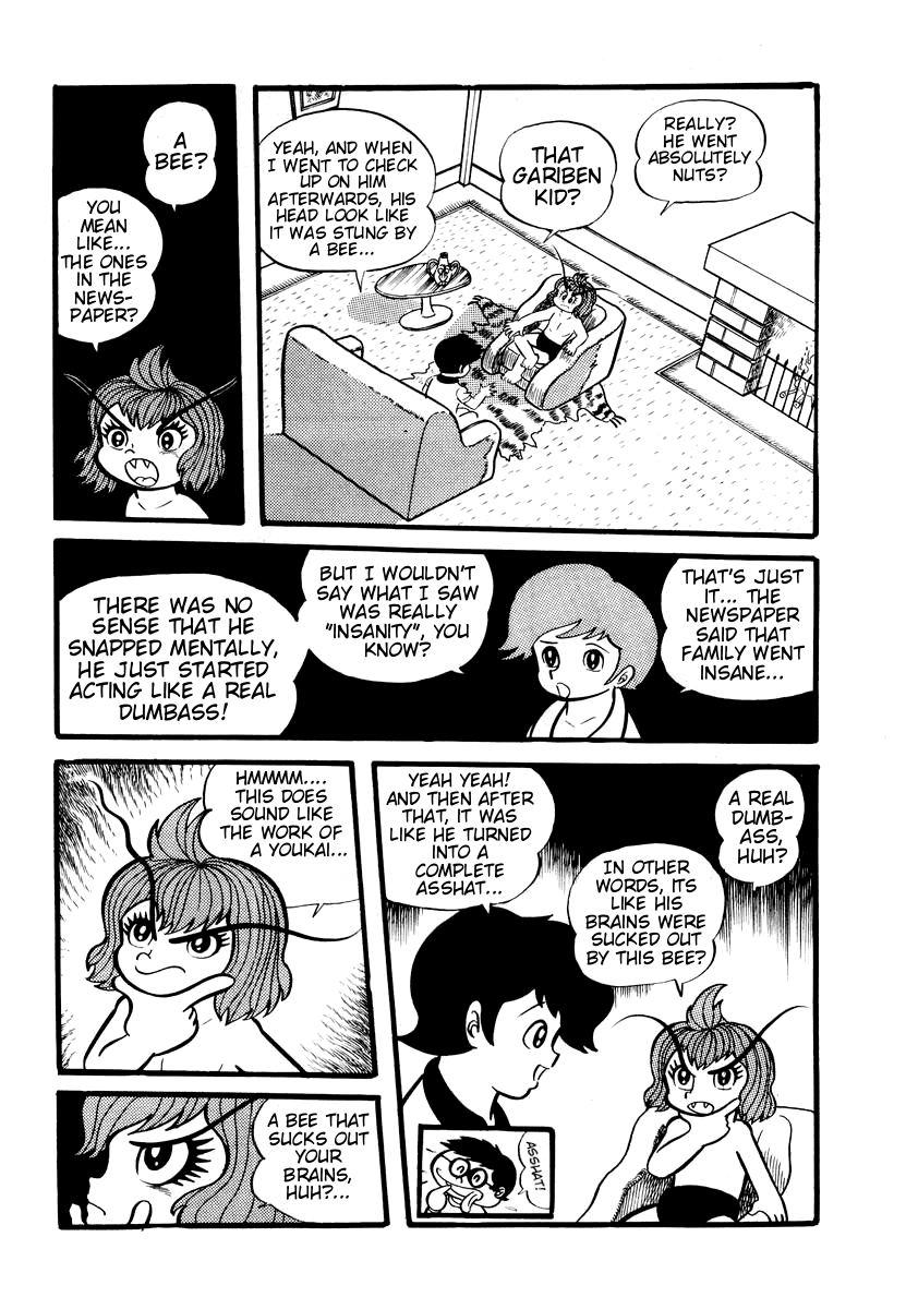 Dororon Enma-kun Chapter 6 page 11 - Chapter 6: The Bald Hive-Headed Bee Youkai