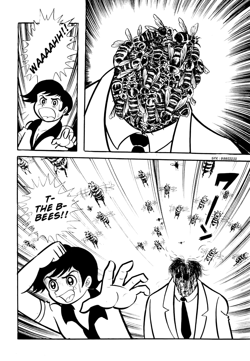 Dororon Enma-kun Chapter 6 page 13 - Chapter 6: The Bald Hive-Headed Bee Youkai
