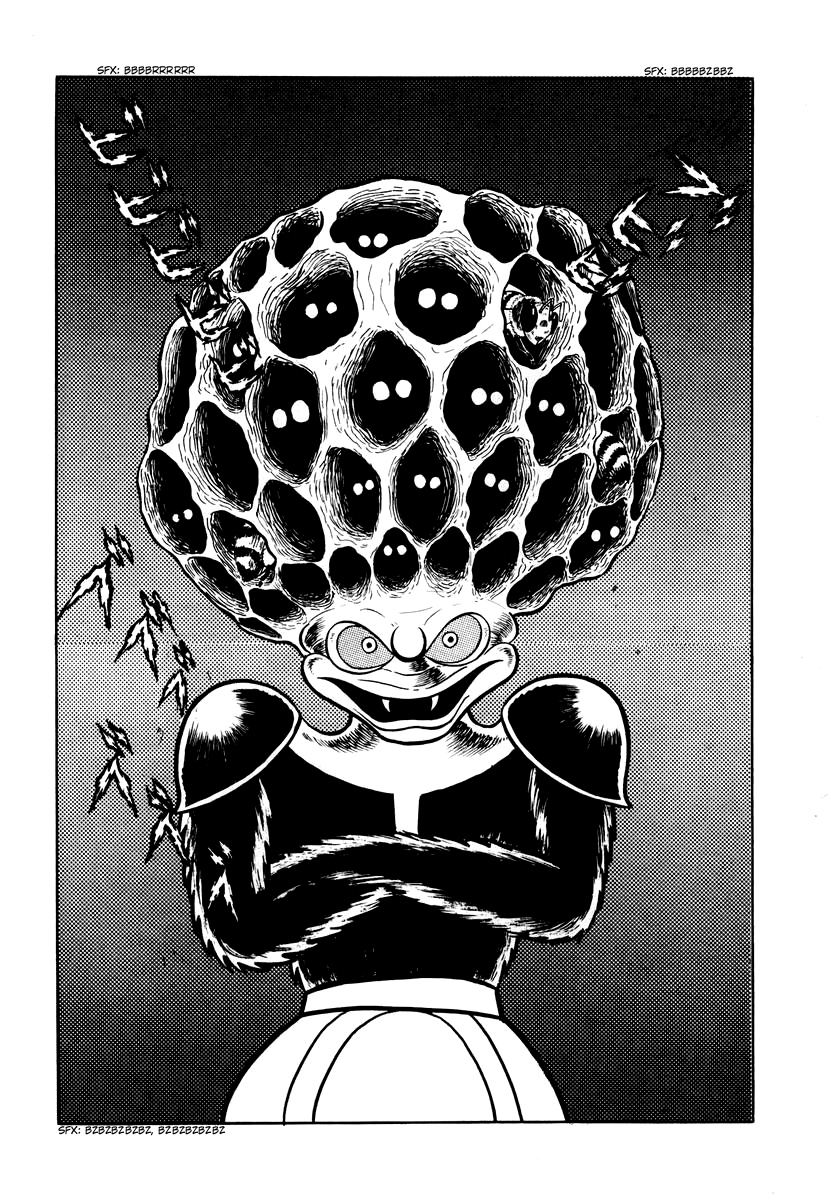 Dororon Enma-kun Chapter 6 page 15 - Chapter 6: The Bald Hive-Headed Bee Youkai