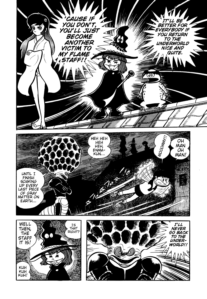 Dororon Enma-kun Chapter 6 page 17 - Chapter 6: The Bald Hive-Headed Bee Youkai