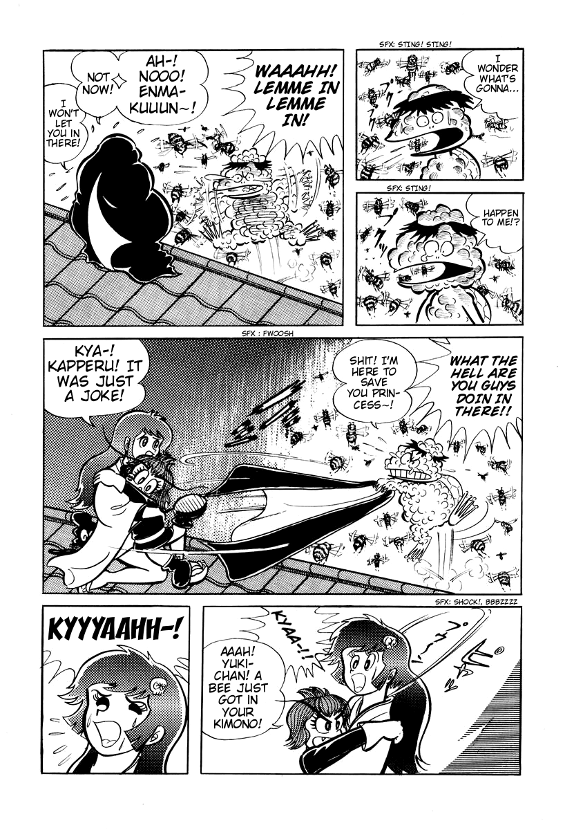 Dororon Enma-kun Chapter 6 page 20 - Chapter 6: The Bald Hive-Headed Bee Youkai