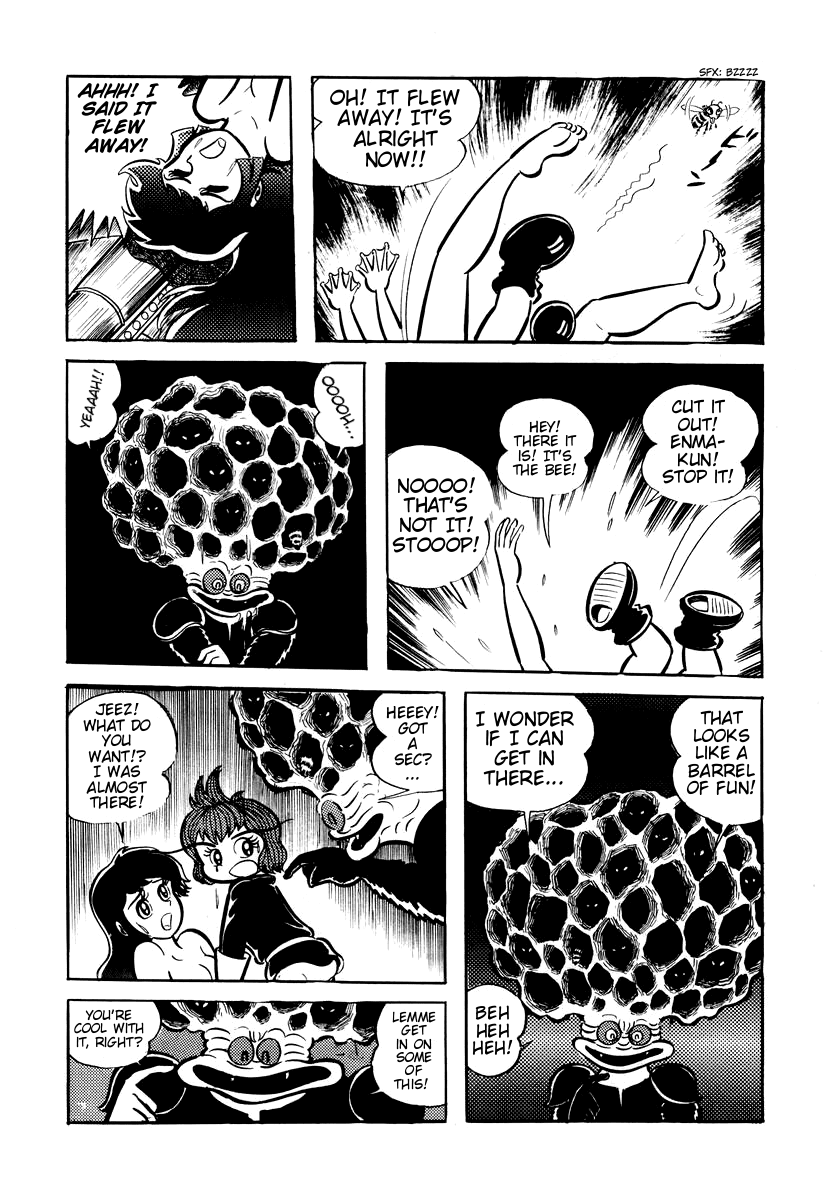 Dororon Enma-kun Chapter 6 page 25 - Chapter 6: The Bald Hive-Headed Bee Youkai