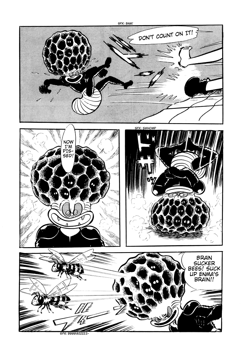 Dororon Enma-kun Chapter 6 page 26 - Chapter 6: The Bald Hive-Headed Bee Youkai