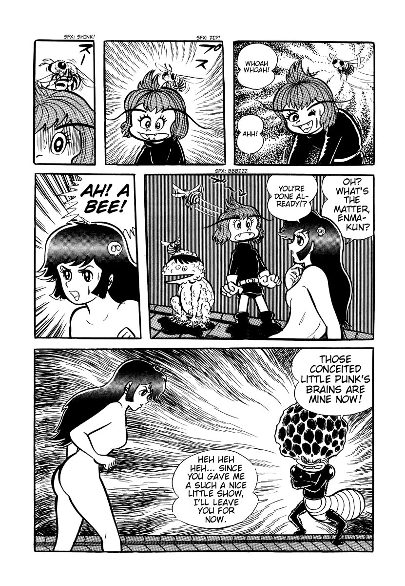 Dororon Enma-kun Chapter 6 page 27 - Chapter 6: The Bald Hive-Headed Bee Youkai