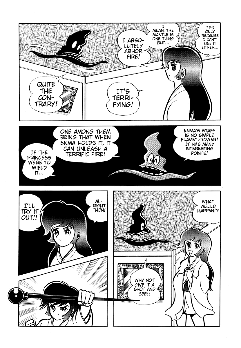 Dororon Enma-kun Chapter 6 page 36 - Chapter 6: The Bald Hive-Headed Bee Youkai