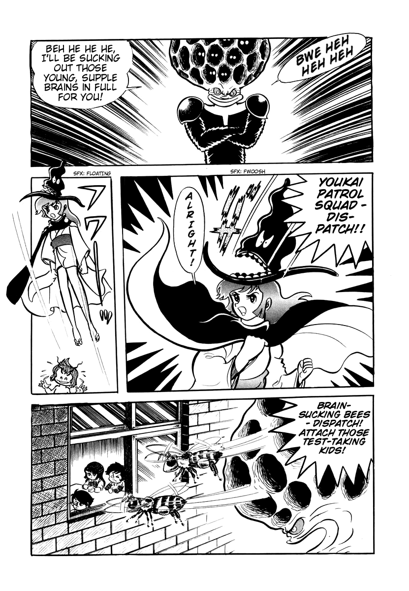 Dororon Enma-kun Chapter 6 page 38 - Chapter 6: The Bald Hive-Headed Bee Youkai