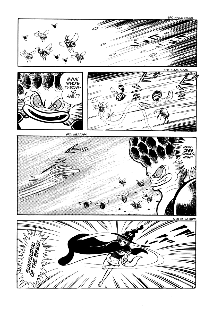 Dororon Enma-kun Chapter 6 page 39 - Chapter 6: The Bald Hive-Headed Bee Youkai