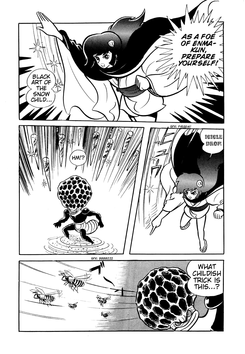 Dororon Enma-kun Chapter 6 page 40 - Chapter 6: The Bald Hive-Headed Bee Youkai
