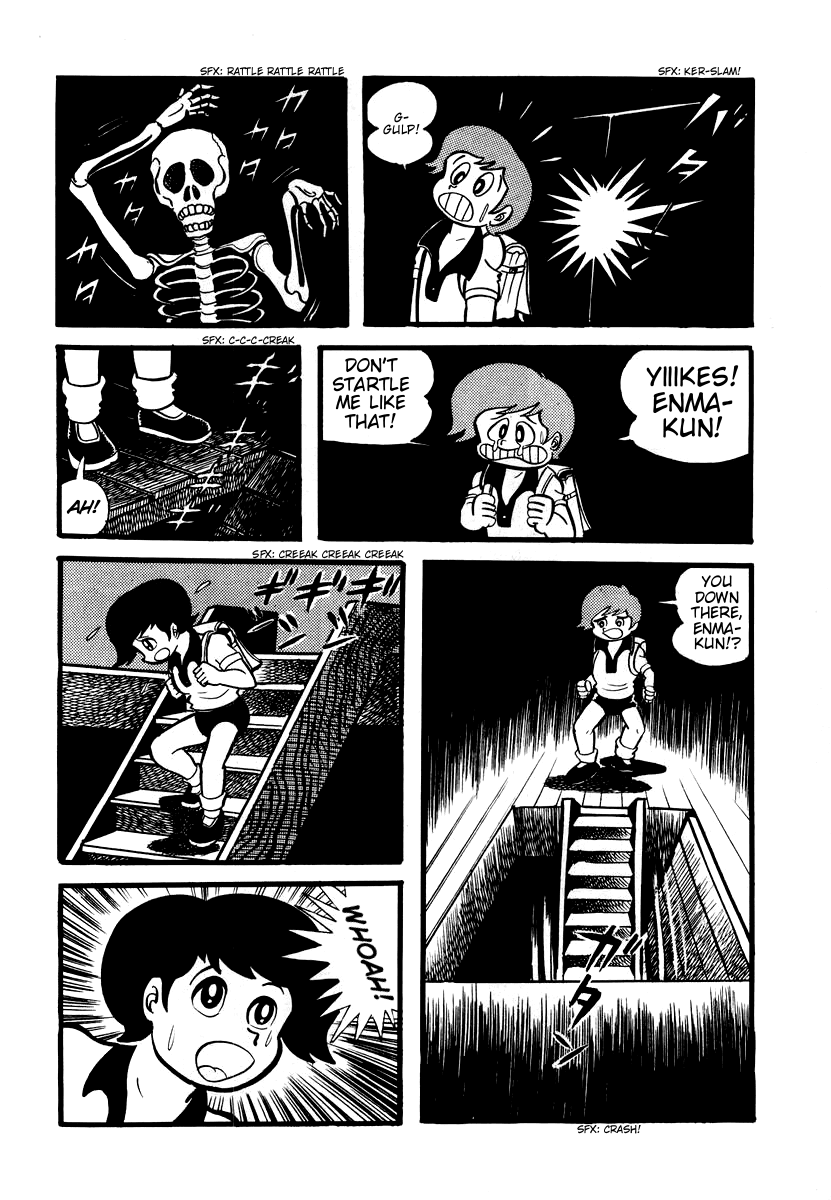Dororon Enma-kun Chapter 6 page 7 - Chapter 6: The Bald Hive-Headed Bee Youkai