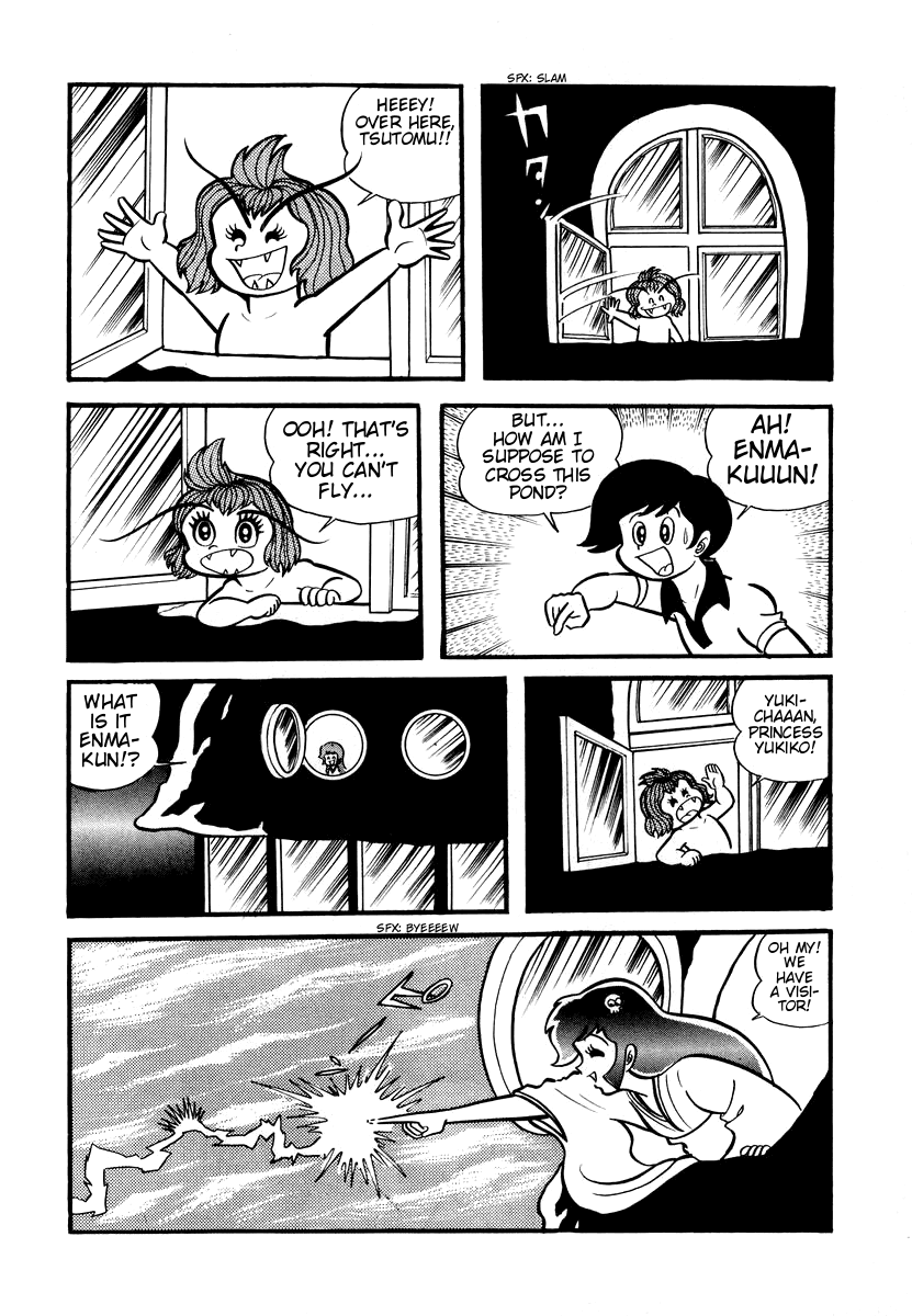 Dororon Enma-kun Chapter 6 page 9 - Chapter 6: The Bald Hive-Headed Bee Youkai