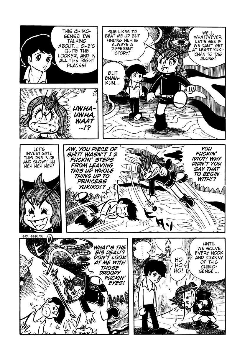 Dororon Enma-kun Chapter 8 page 24 - Chapter 8: The Angry Black Skull Youkai Part 2