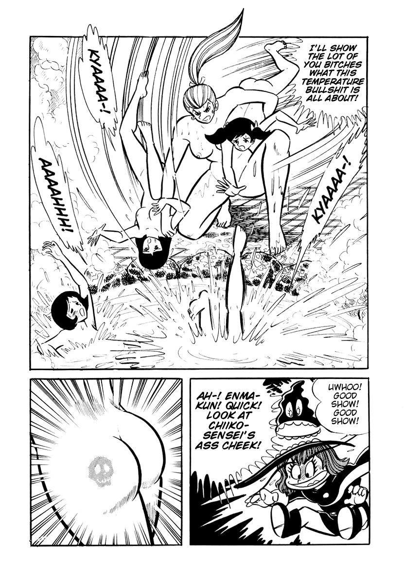 Dororon Enma-kun Chapter 8 page 36 - Chapter 8: The Angry Black Skull Youkai Part 2