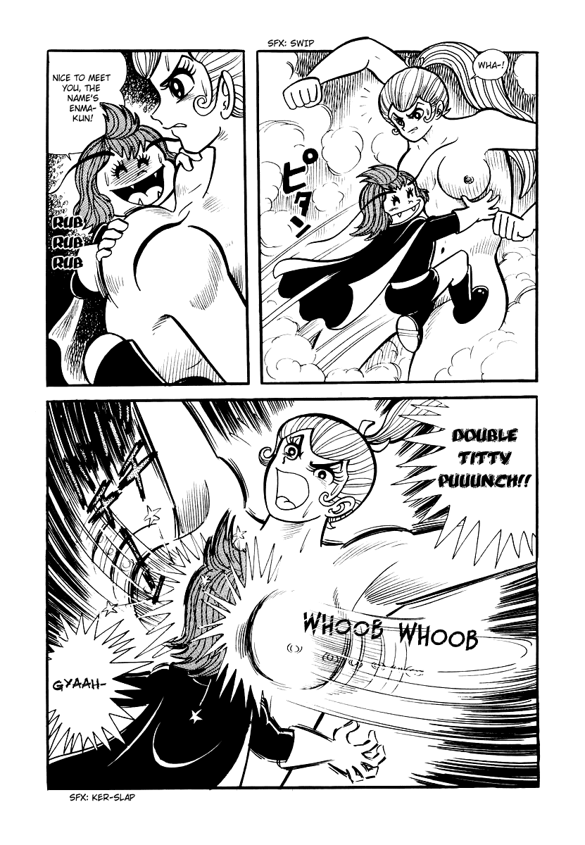 Dororon Enma-kun Chapter 9 page 4 - Chapter 9: The Angry Black Skull Youkai Part 3