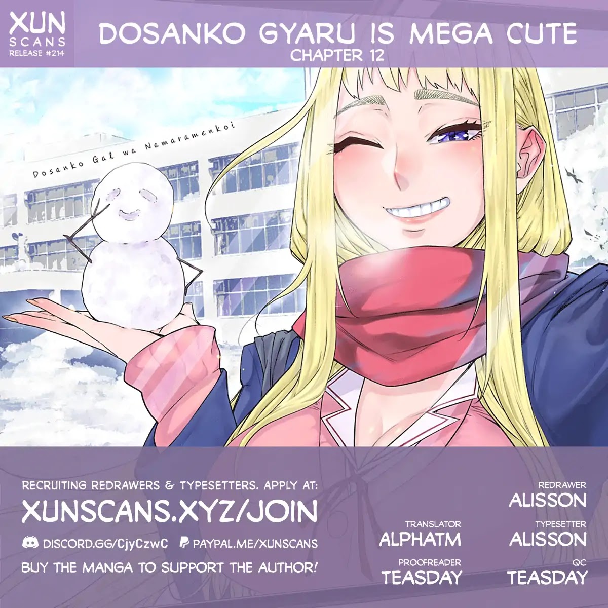 Dosanko Gyaru Is Mega Cute Chapter 12 page 1 - Chapter 12