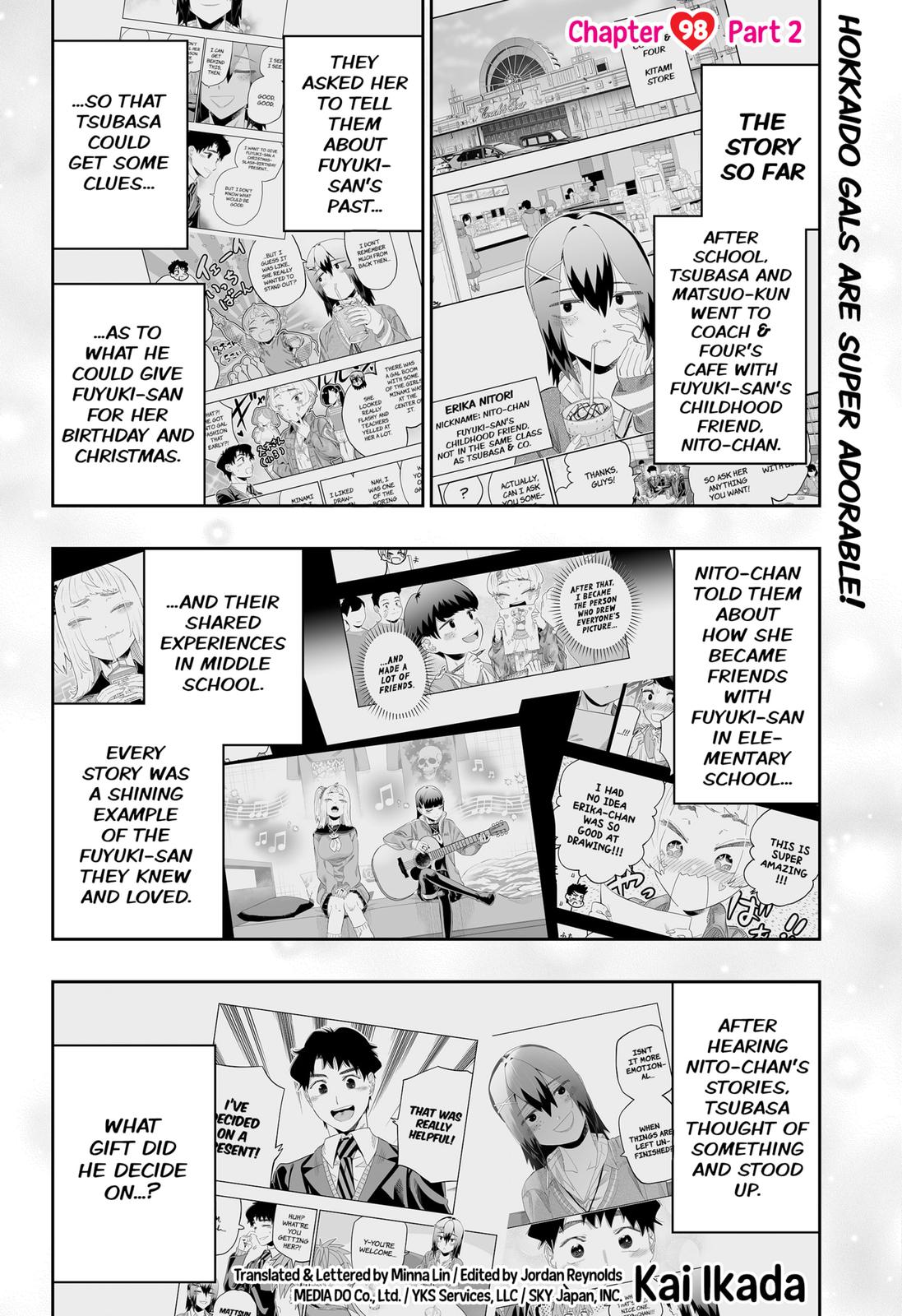 Dosanko Gyaru Is Mega Cute Chapter 98.2 page 1 - Chapter 98.2