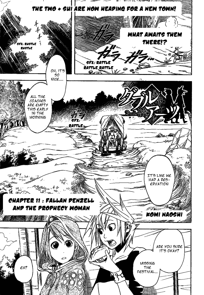 Double Arts Chapter 11 page 1 - Chapter 11: Fallan Denzell and the Prophecy woman