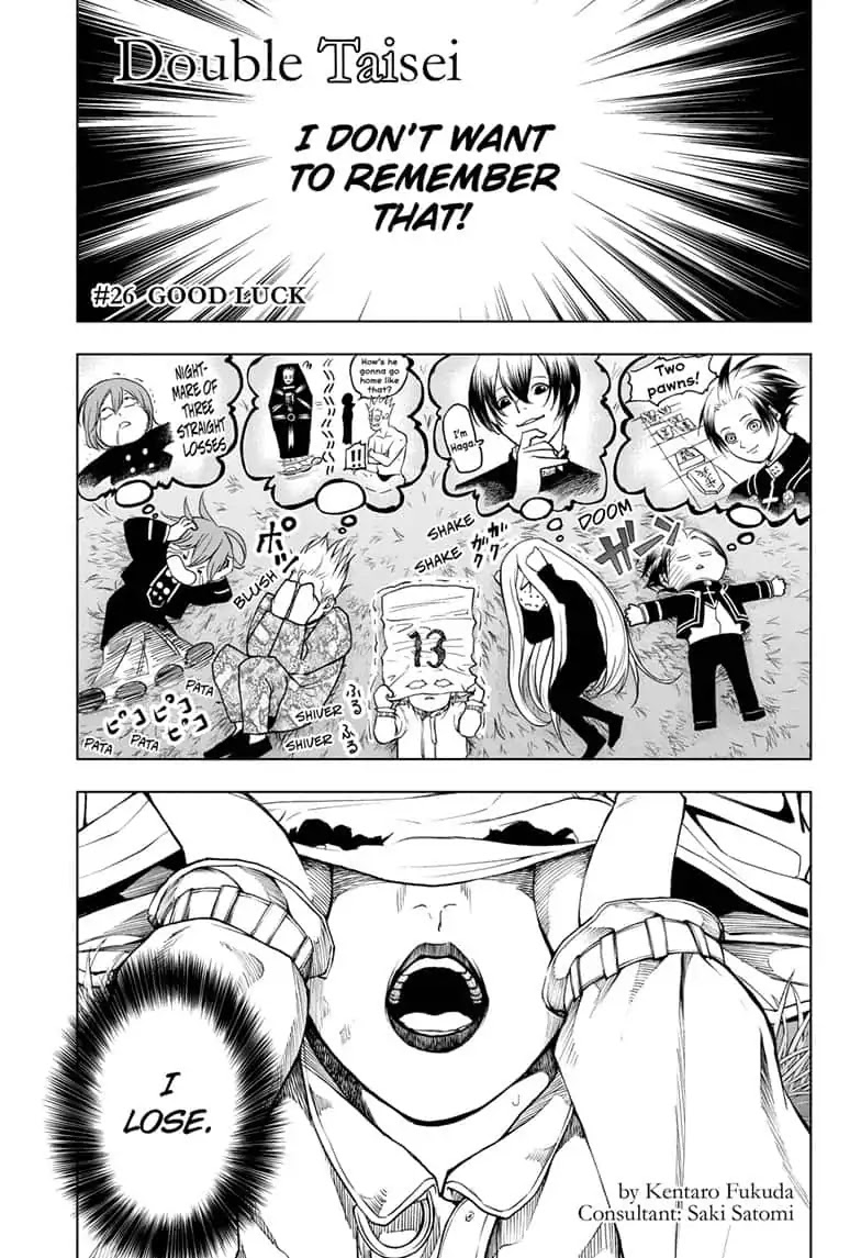 Double Taisei Chapter 26 page 1 - Chapter 26: #26 Good Luck