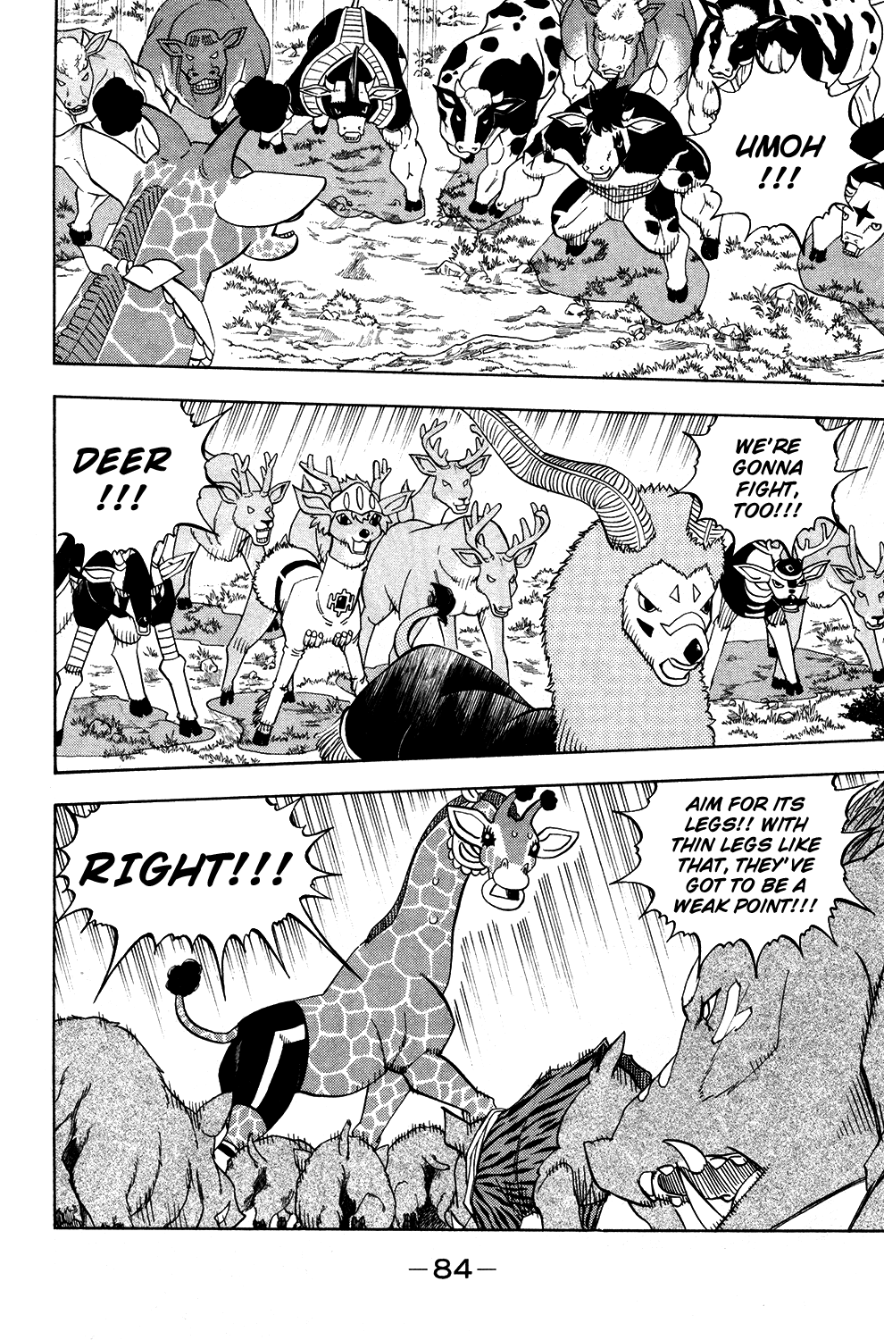 Doubutsu no Kuni Chapter 16 page 34 - Chapter 16: The Power of Fire, the Power of Numbers, the Power of Pinta