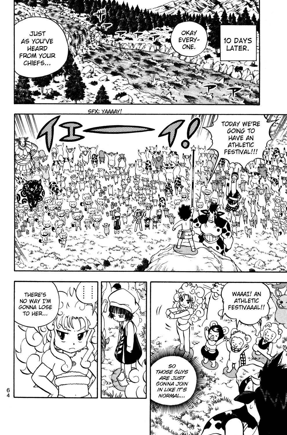 Doubutsu no Kuni Chapter 23 page 13 - Chapter 23: Llama Waterfall