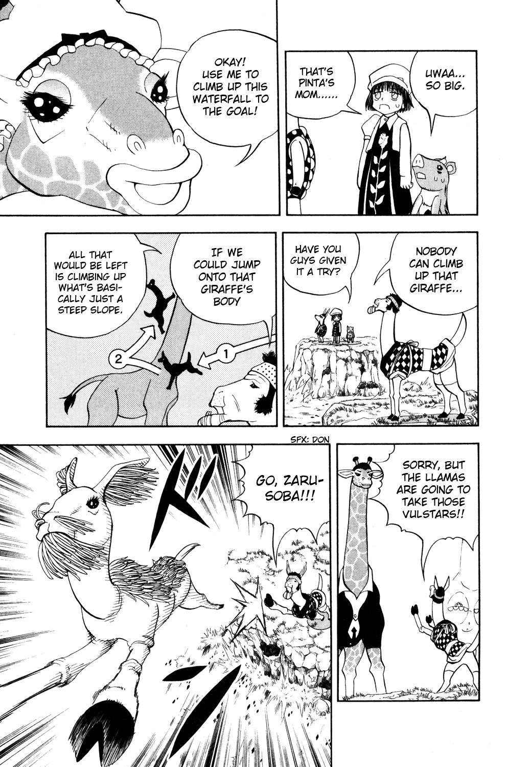 Doubutsu no Kuni Chapter 23 page 34 - Chapter 23: Llama Waterfall