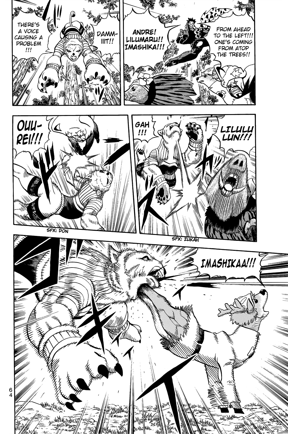 Doubutsu no Kuni Chapter 9 page 14 - Chapter 9: Princess Capri and the Lion, GAOO!