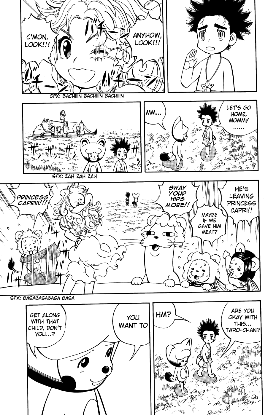 Doubutsu no Kuni Chapter 9 page 32 - Chapter 9: Princess Capri and the Lion, GAOO!