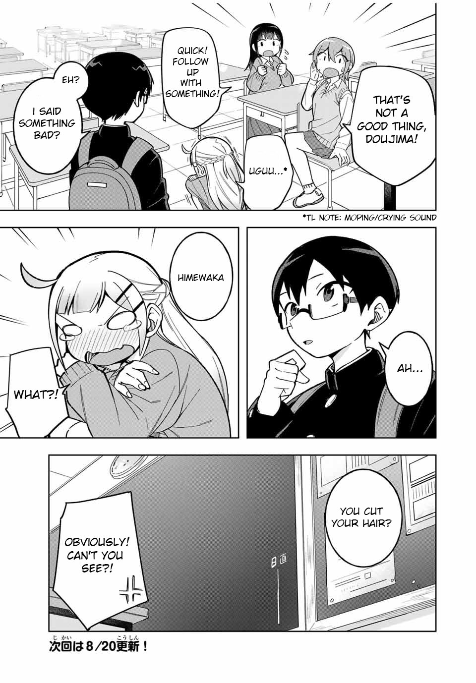 Doujima-kun won’t be Disturbed Chapter 27 page 15 - Chapter 27: Doujima-kun and Hair Style