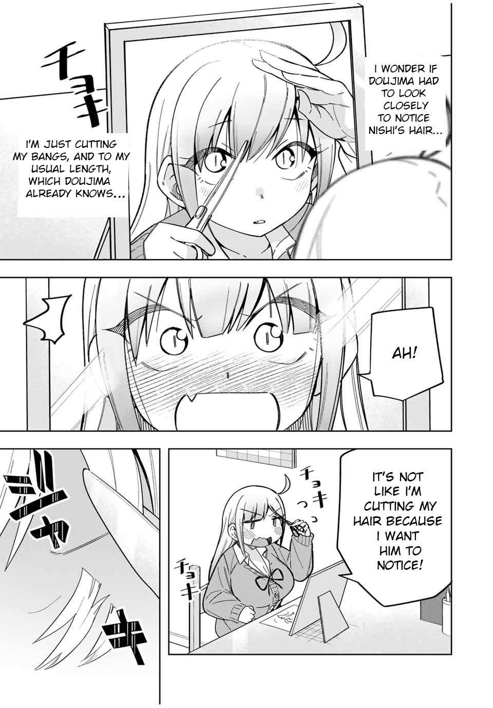 Doujima-kun won’t be Disturbed Chapter 27 page 7 - Chapter 27: Doujima-kun and Hair Style
