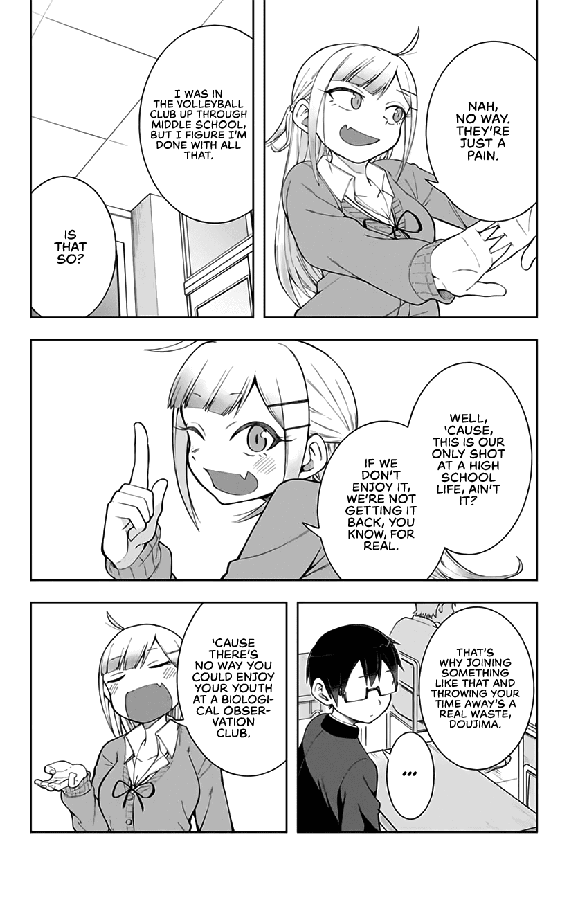 Doujima-kun won’t be Disturbed Chapter 6 page 6 - Chapter 6: Doujima-kun and Club Activities