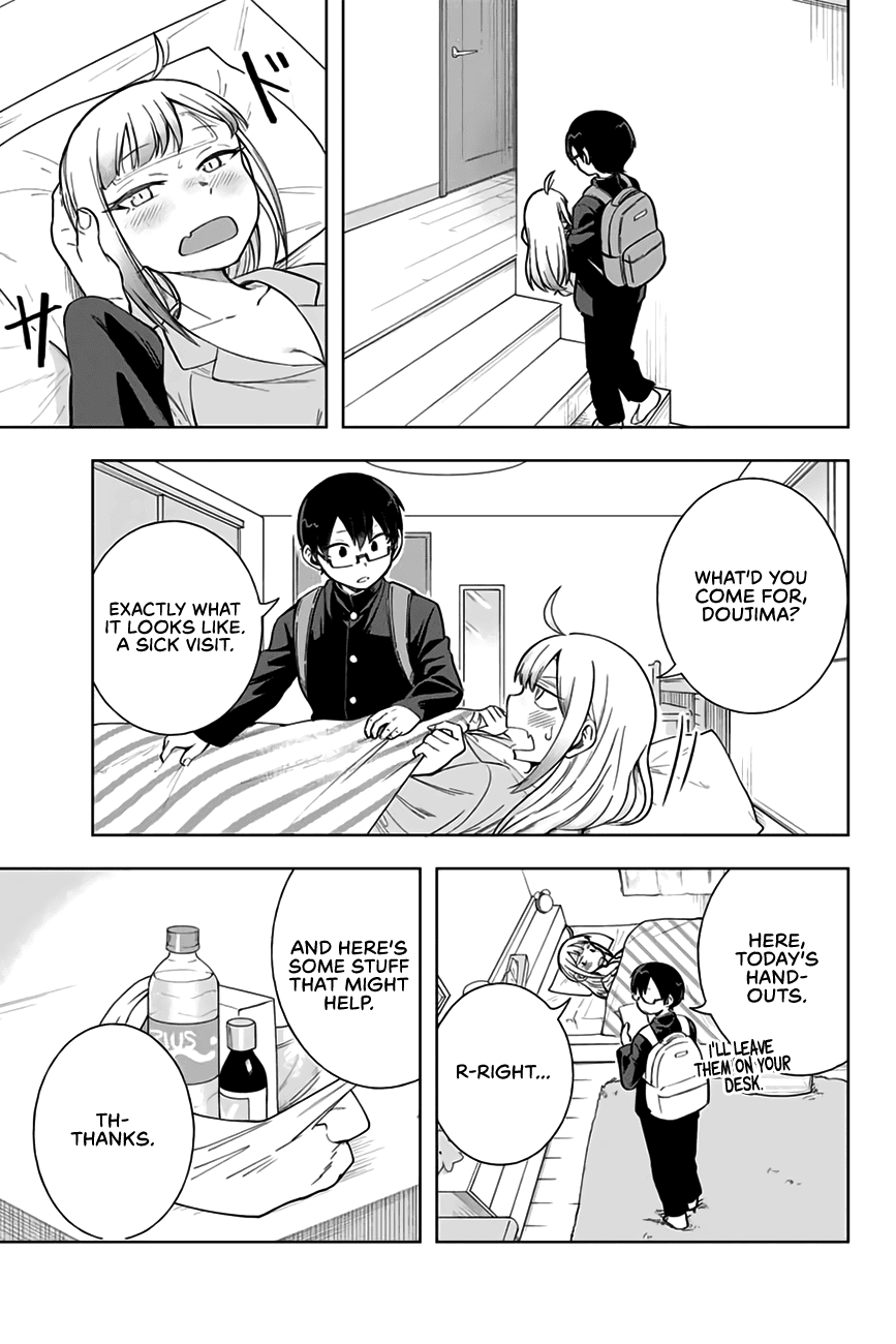 Doujima-kun won’t be Disturbed Chapter 9 page 6 - Chapter 9: Doujima-kun and the Sick Visit