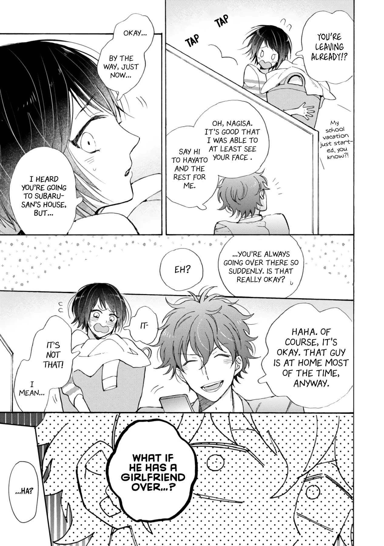 Doukyonin wa Hiza, Tokidoki, Atama no Ue. Chapter 16.1 page 10 - Chapter 16.1: Me After I Met You [Subaru Edition]