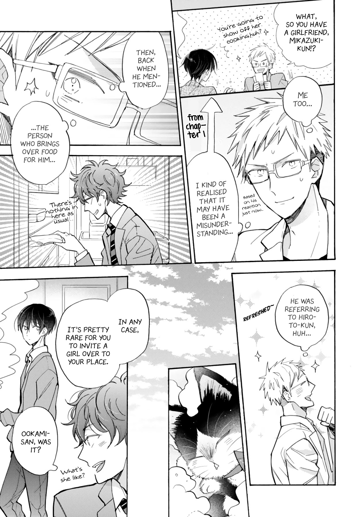 Doukyonin wa Hiza, Tokidoki, Atama no Ue. Chapter 16.1 page 18 - Chapter 16.1: Me After I Met You [Subaru Edition]