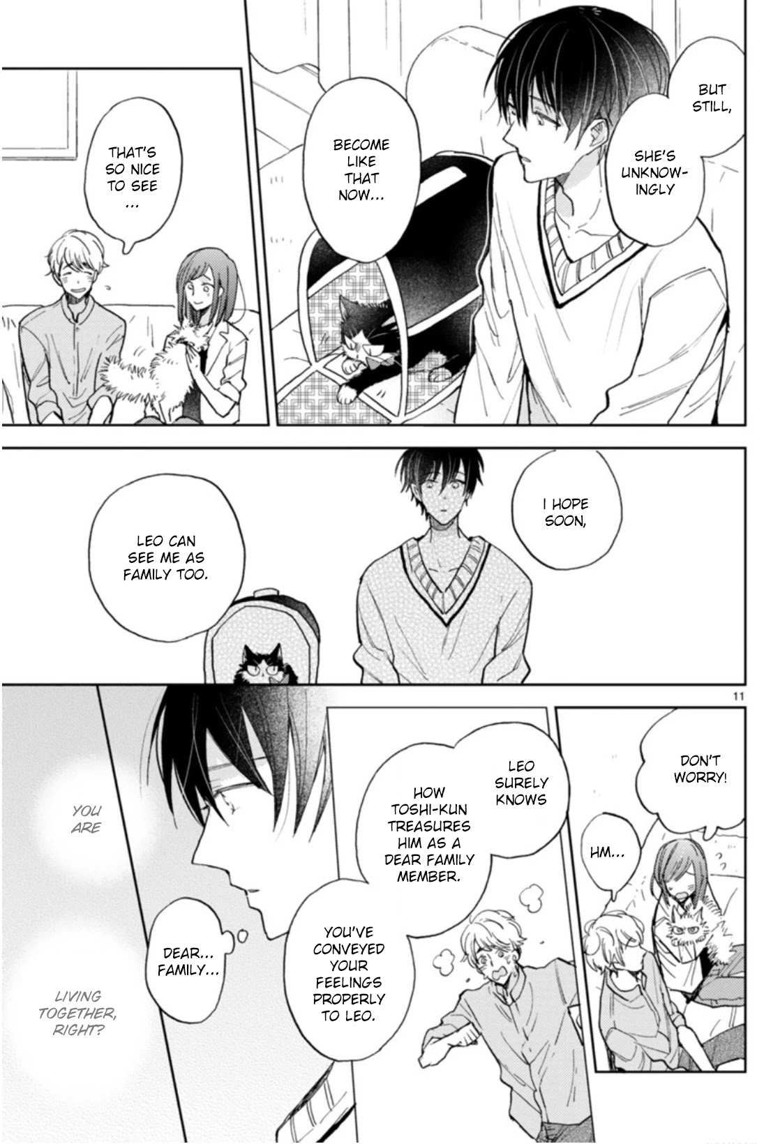 Doukyonin wa Hiza, Tokidoki, Atama no Ue. Chapter 18.1 page 16 - Chapter 18.1: Feelings that Connect