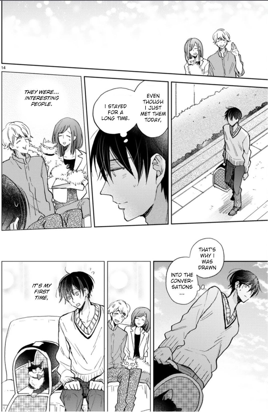 Doukyonin wa Hiza, Tokidoki, Atama no Ue. Chapter 18.1 page 19 - Chapter 18.1: Feelings that Connect