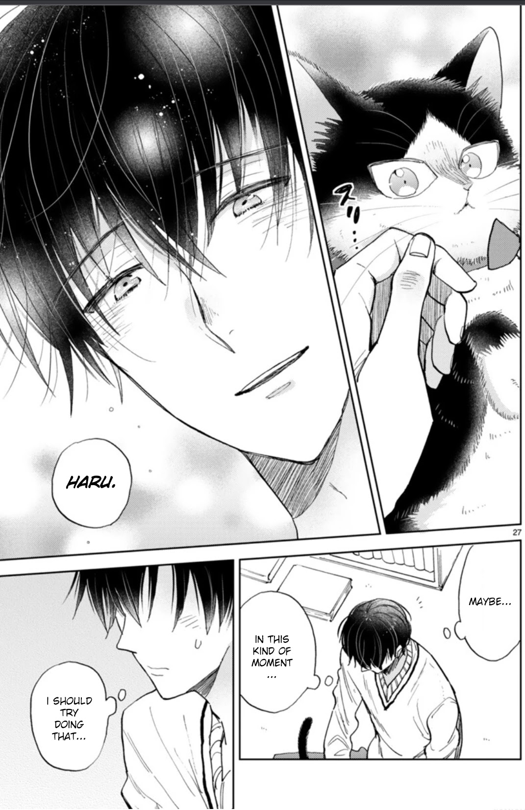 Doukyonin wa Hiza, Tokidoki, Atama no Ue. Chapter 18.1 page 32 - Chapter 18.1: Feelings that Connect