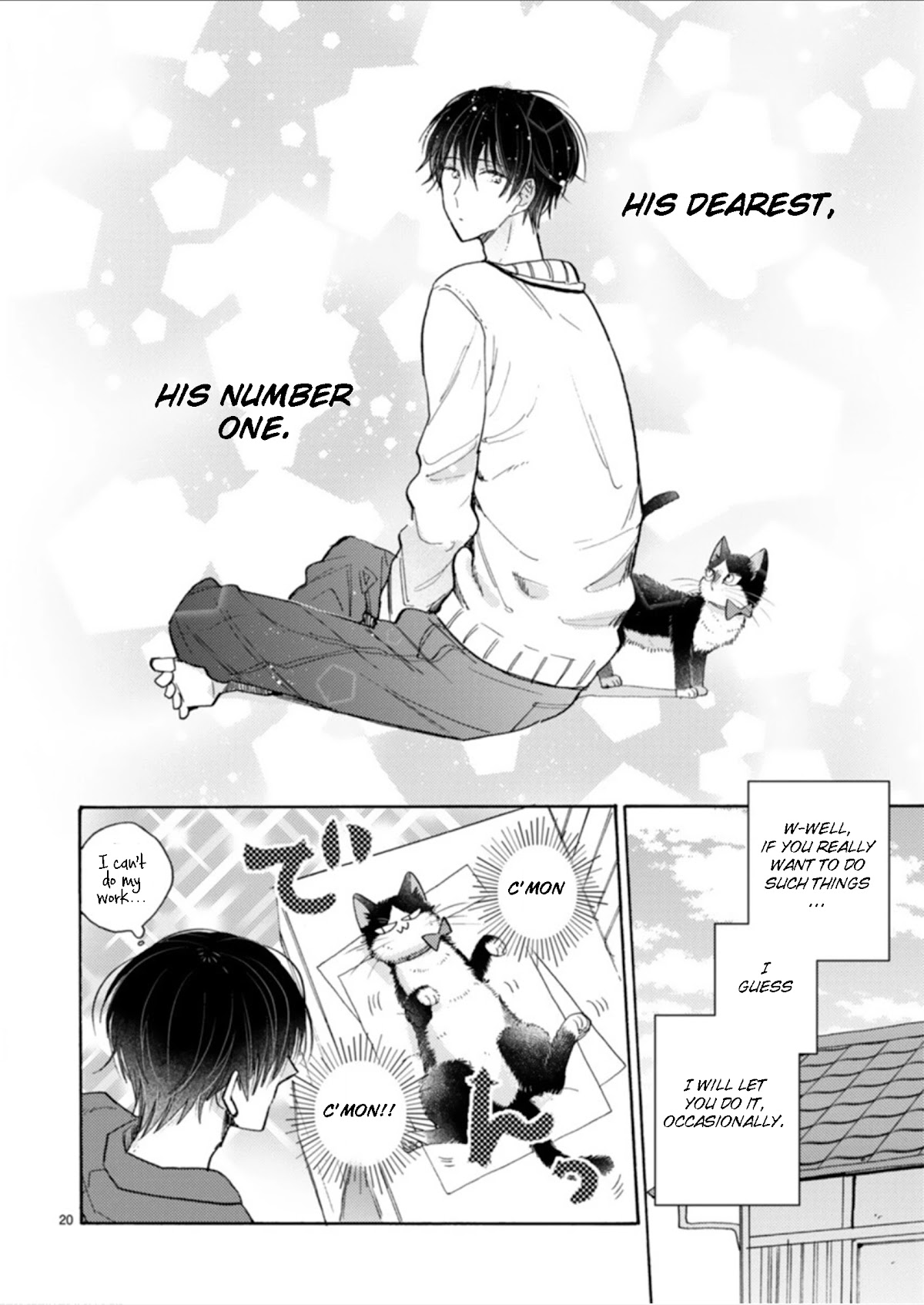 Doukyonin wa Hiza, Tokidoki, Atama no Ue. Chapter 18.2 page 20 - Chapter 18.2: Feelings that Connect [Haru Edition]