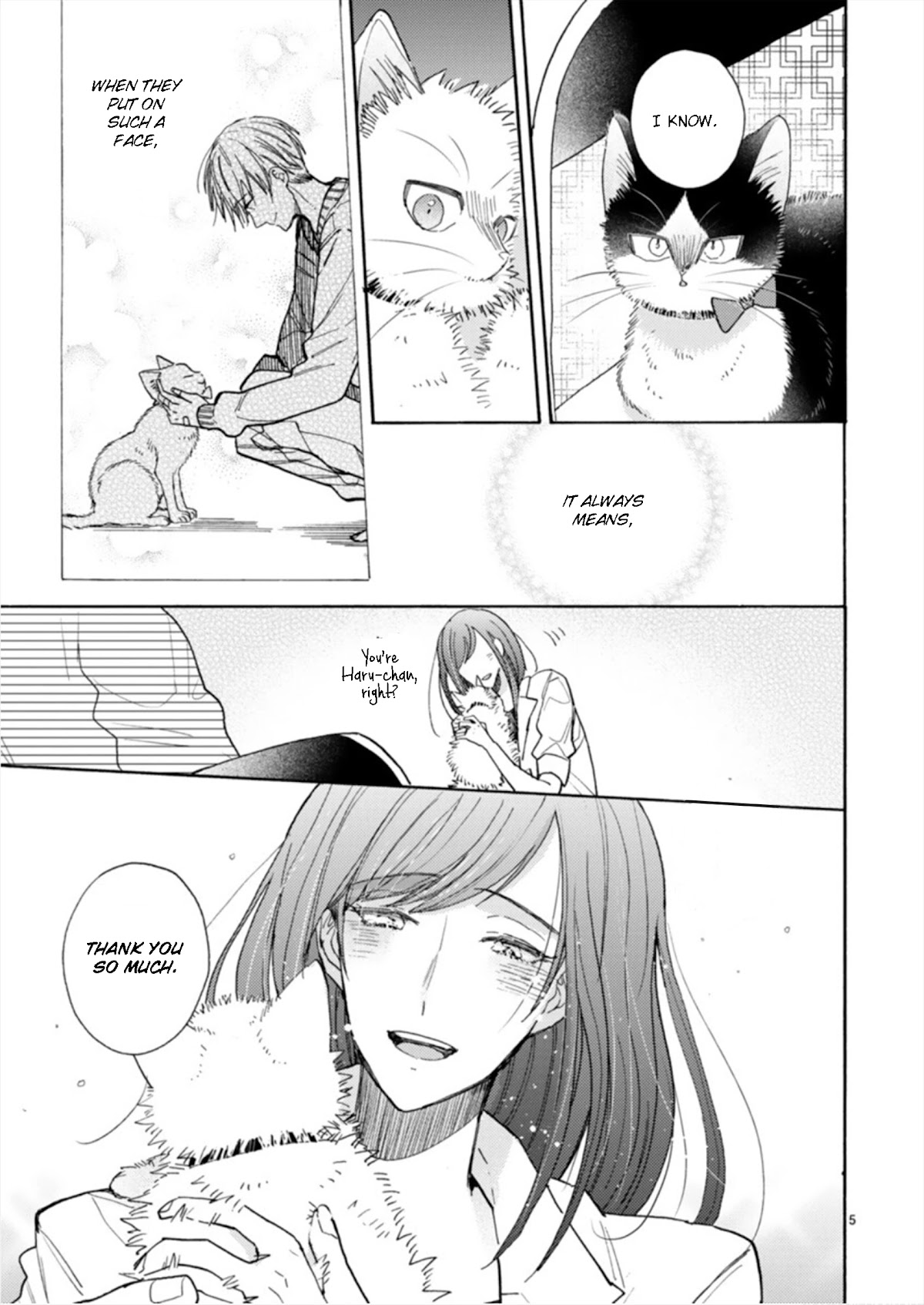 Doukyonin wa Hiza, Tokidoki, Atama no Ue. Chapter 18.2 page 5 - Chapter 18.2: Feelings that Connect [Haru Edition]
