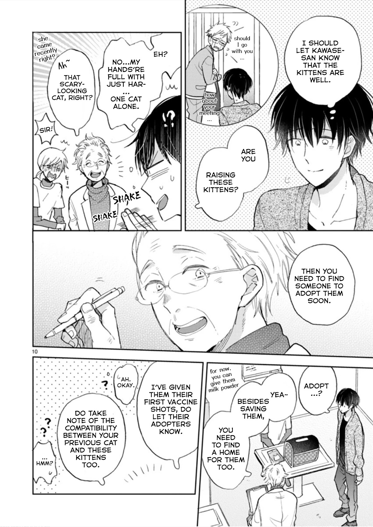 Doukyonin wa Hiza, Tokidoki, Atama no Ue. Chapter 19.1 page 10 - Chapter 19.1: A Sudden Visit ➀ [Subaru Edition]