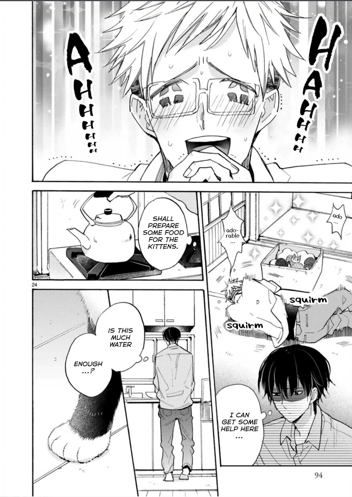 Doukyonin wa Hiza, Tokidoki, Atama no Ue. Chapter 19.1 page 24 - Chapter 19.1: A Sudden Visit ➀ [Subaru Edition]