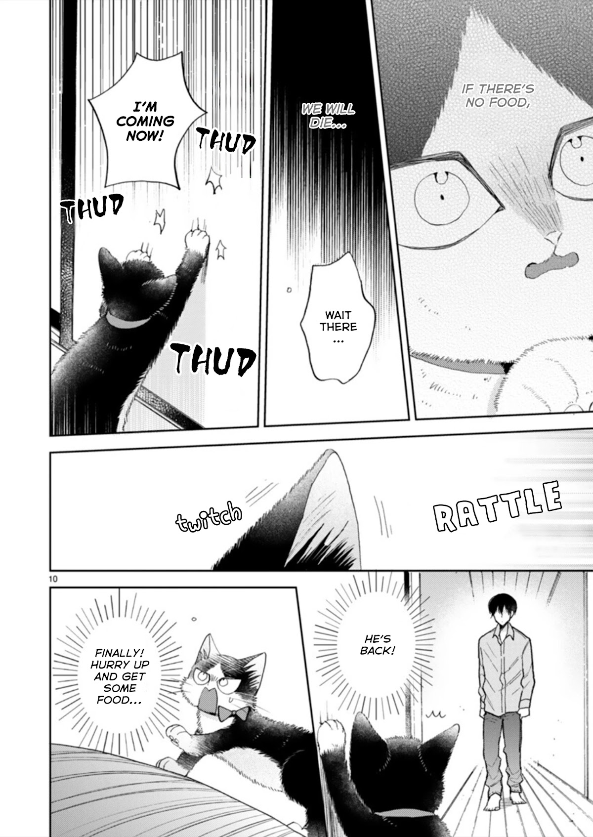 Doukyonin wa Hiza, Tokidoki, Atama no Ue. Chapter 19.3 page 10 - Chapter 19.3: A Sudden Visit [Haru Edition]