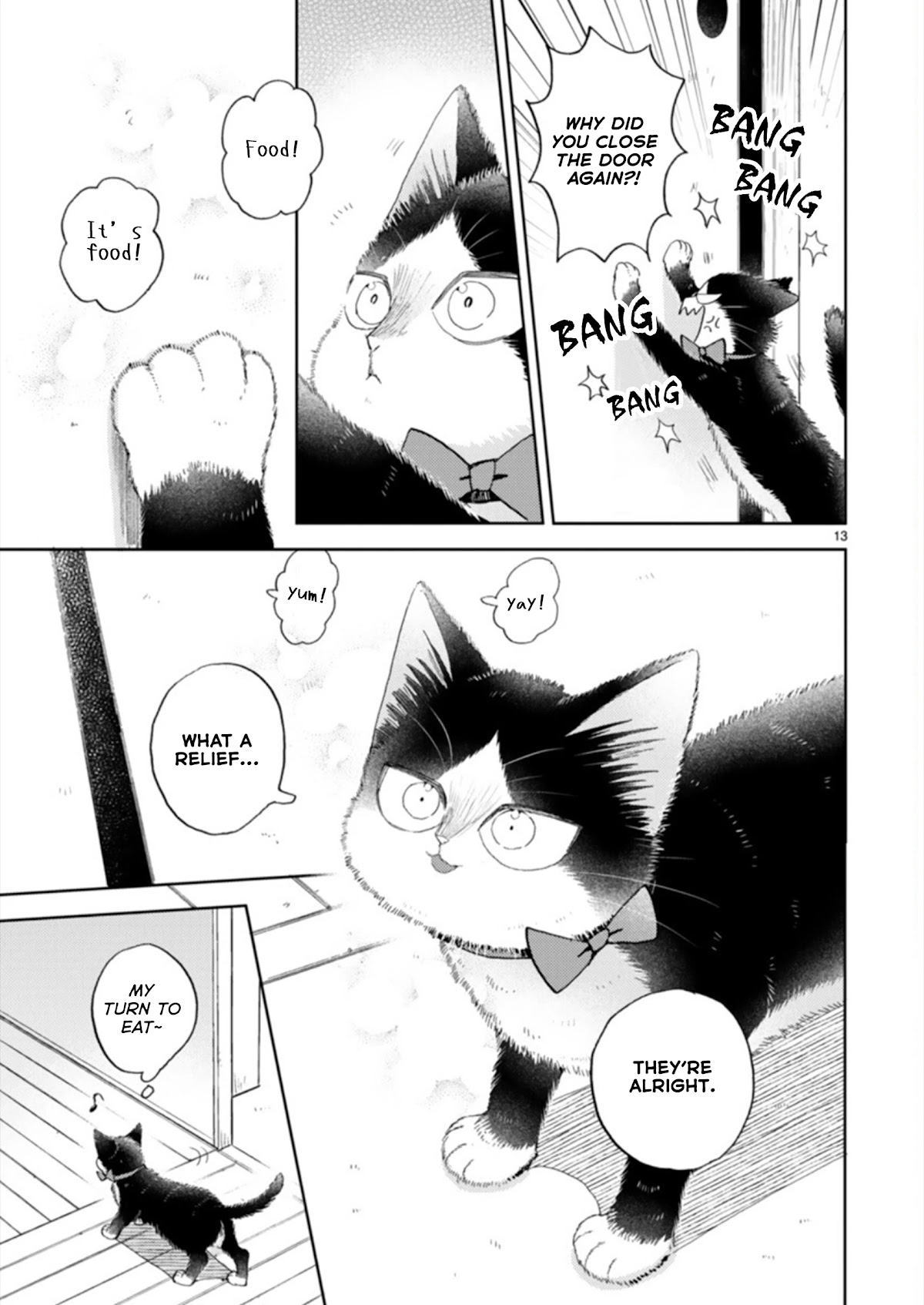 Doukyonin wa Hiza, Tokidoki, Atama no Ue. Chapter 19.3 page 13 - Chapter 19.3: A Sudden Visit [Haru Edition]