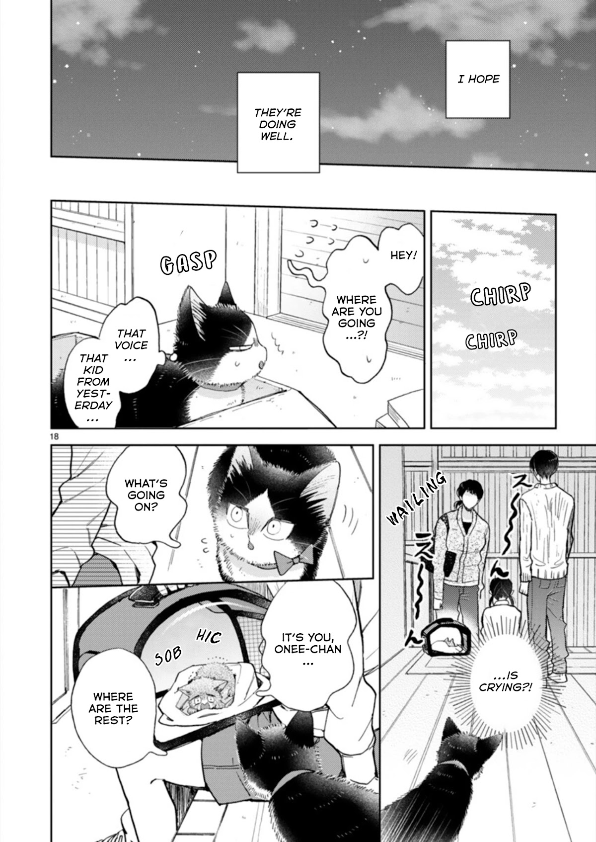Doukyonin wa Hiza, Tokidoki, Atama no Ue. Chapter 19.3 page 18 - Chapter 19.3: A Sudden Visit [Haru Edition]