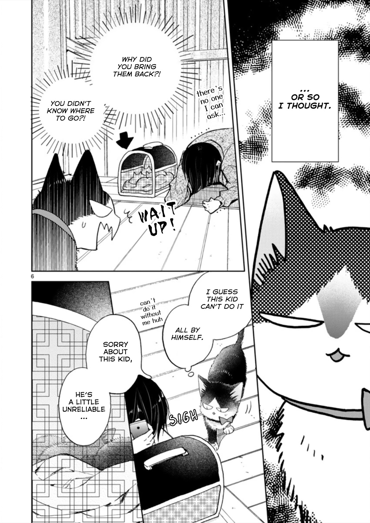 Doukyonin wa Hiza, Tokidoki, Atama no Ue. Chapter 19.3 page 6 - Chapter 19.3: A Sudden Visit [Haru Edition]