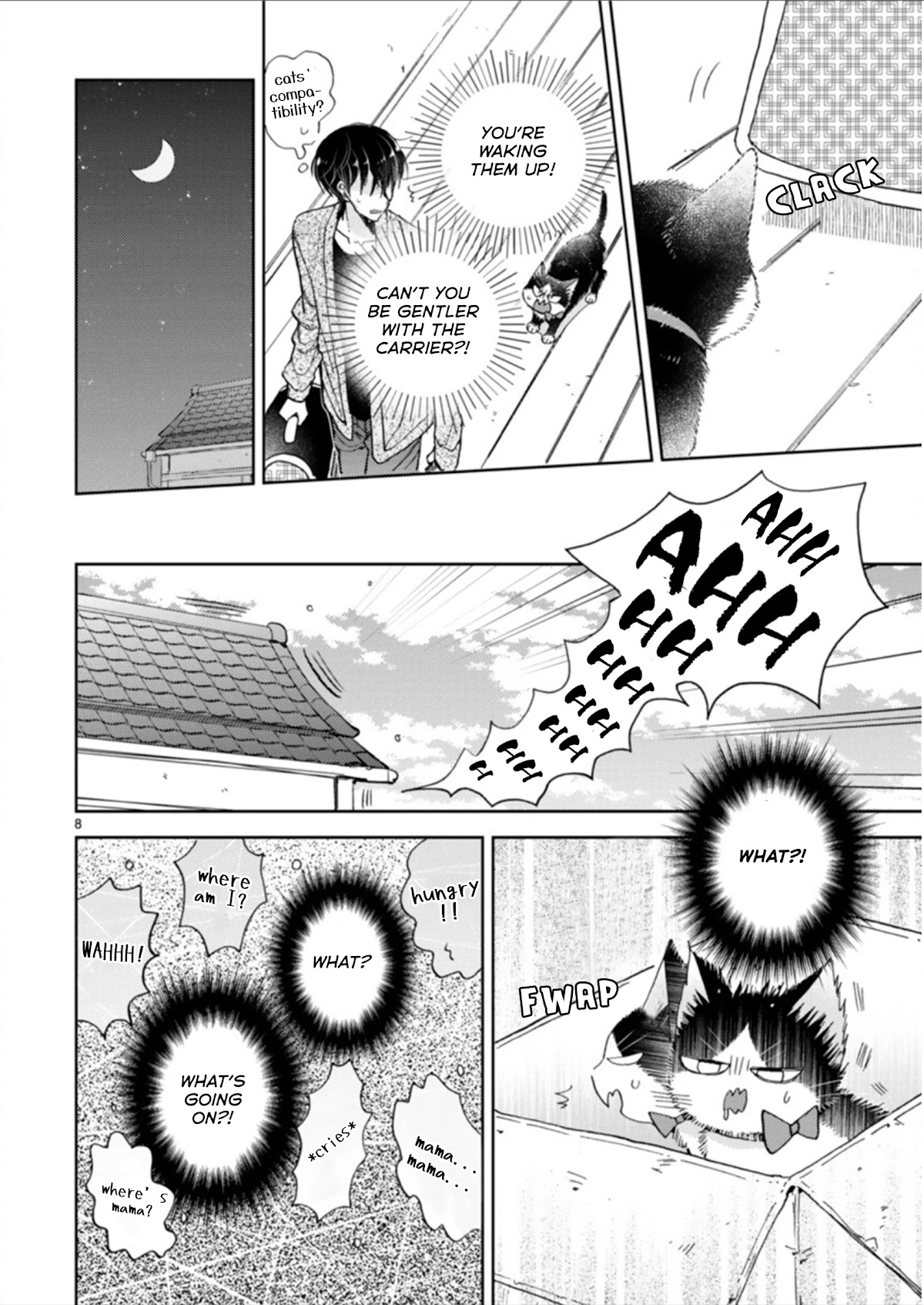 Doukyonin wa Hiza, Tokidoki, Atama no Ue. Chapter 19.3 page 8 - Chapter 19.3: A Sudden Visit [Haru Edition]