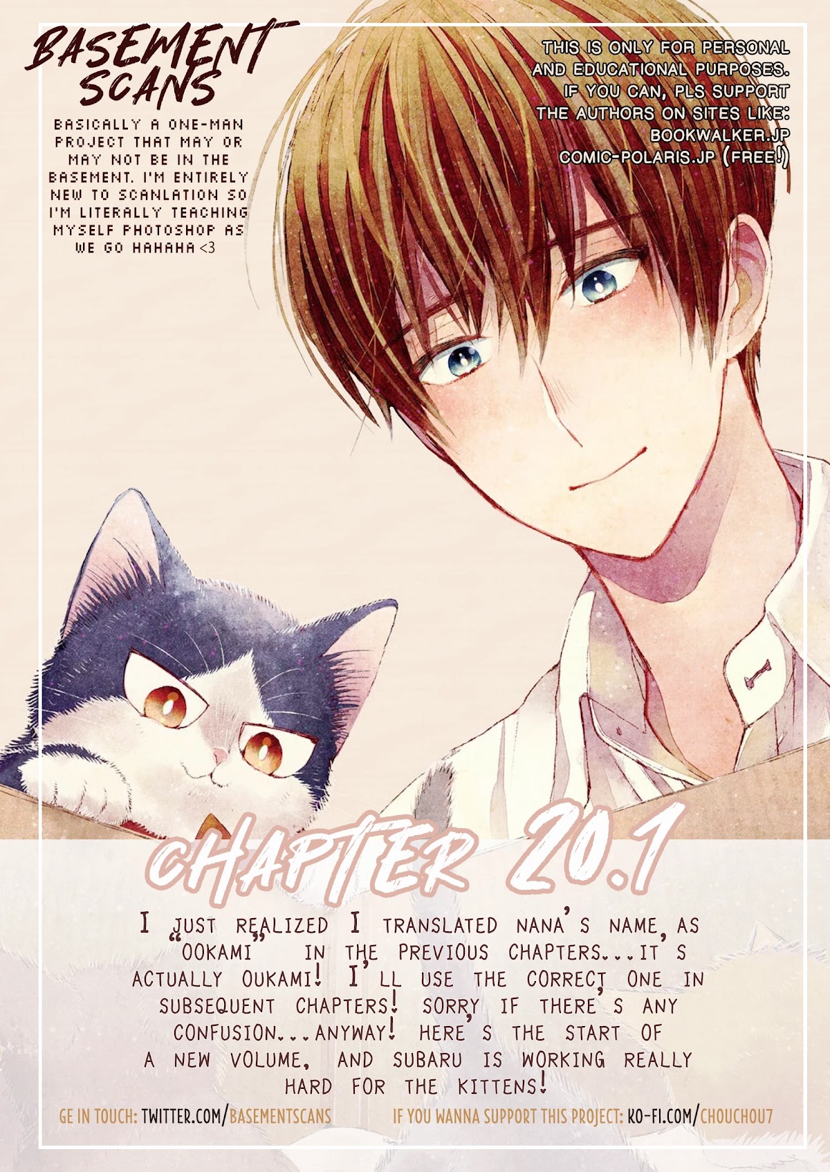 Doukyonin wa Hiza, Tokidoki, Atama no Ue. Chapter 20.1 page 39 - Chapter 20.1: Tiny Invaders [Subaru Edition]