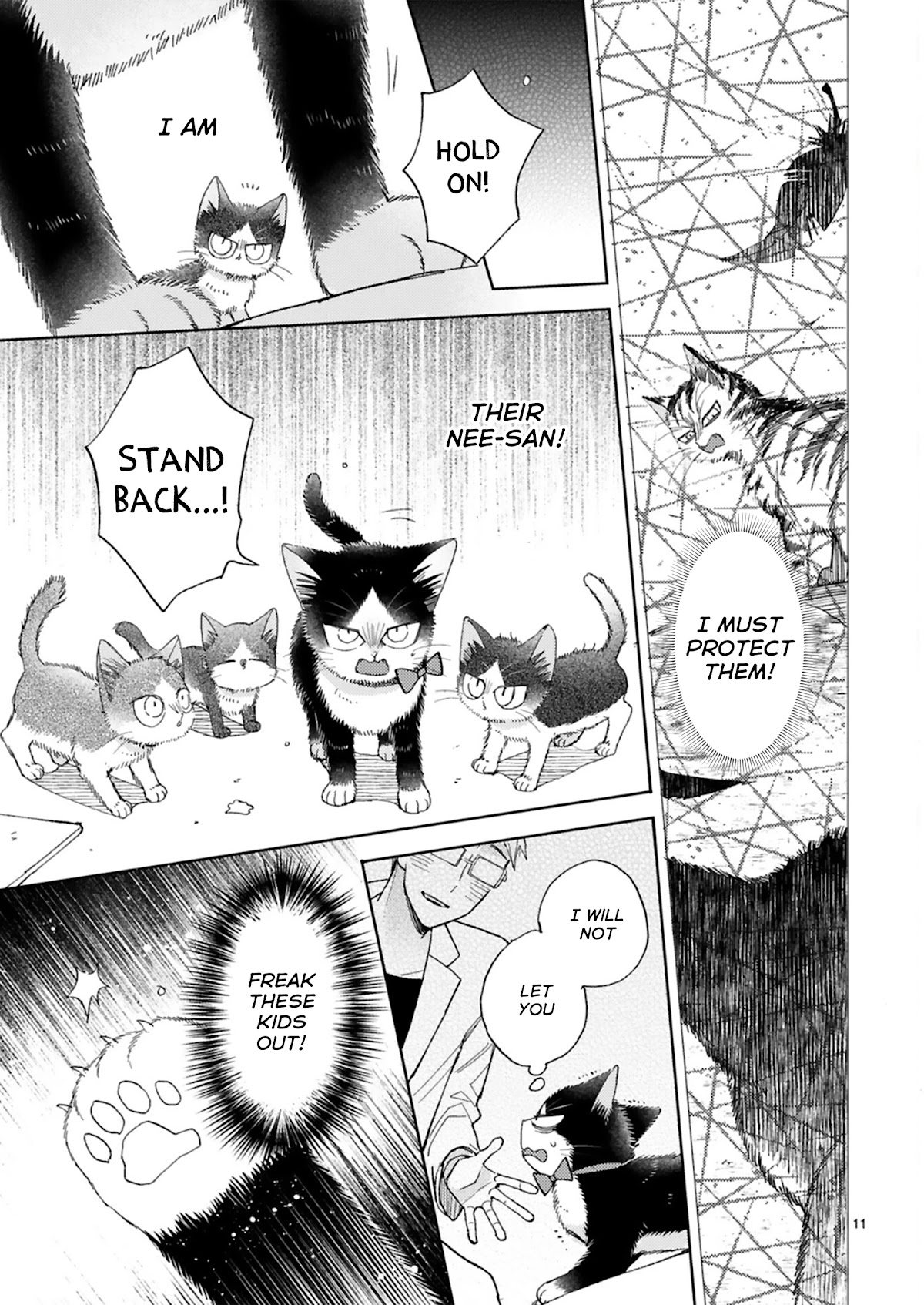 Doukyonin wa Hiza, Tokidoki, Atama no Ue. Chapter 20.2 page 11 - Chapter 20.2: Tiny Invaders [Haru Edition]