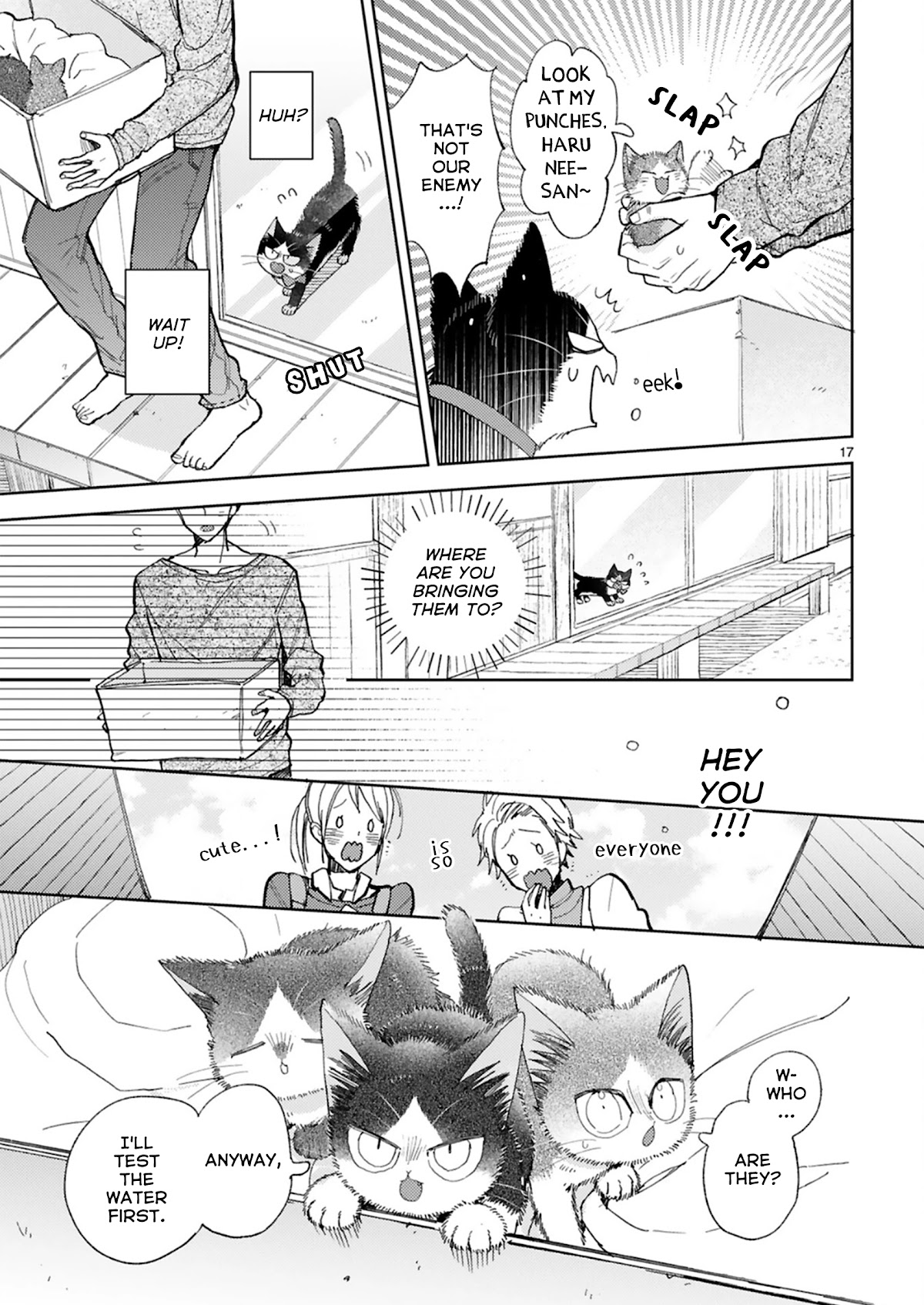 Doukyonin wa Hiza, Tokidoki, Atama no Ue. Chapter 20.2 page 17 - Chapter 20.2: Tiny Invaders [Haru Edition]