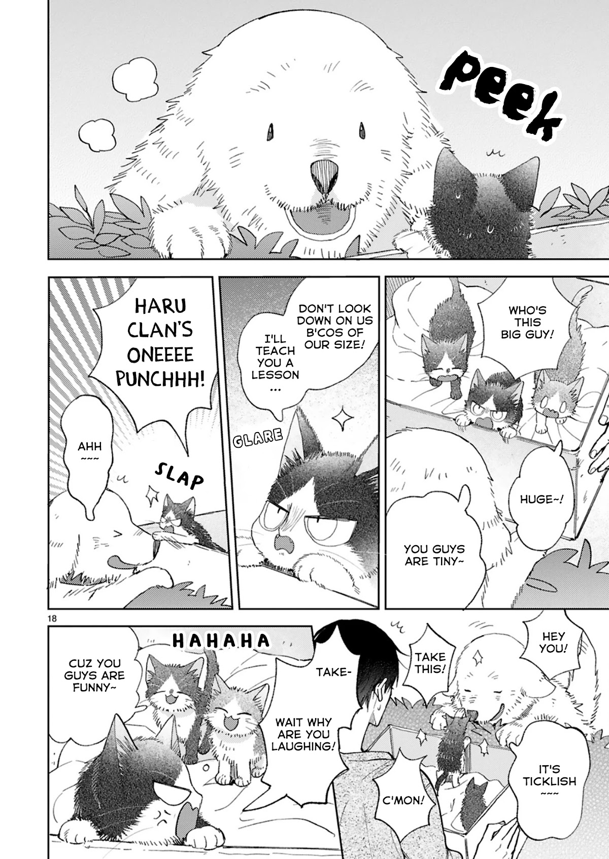 Doukyonin wa Hiza, Tokidoki, Atama no Ue. Chapter 20.2 page 18 - Chapter 20.2: Tiny Invaders [Haru Edition]