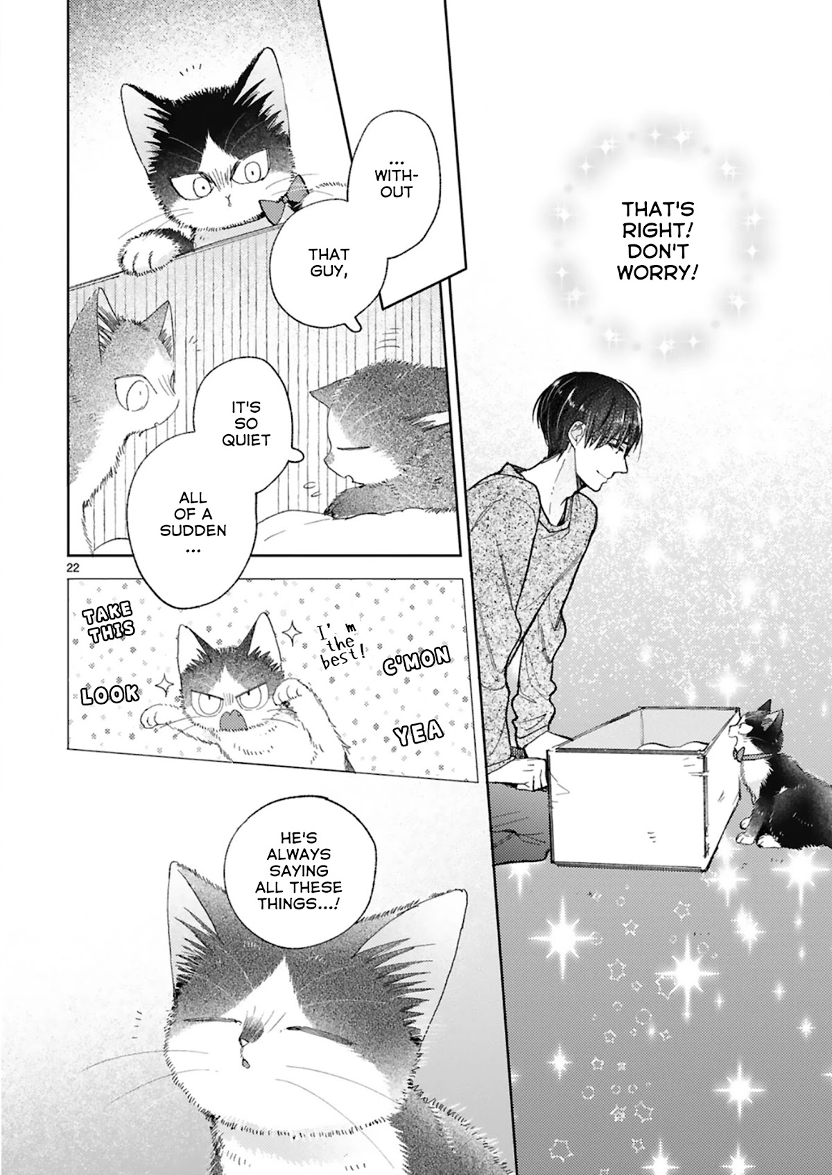 Doukyonin wa Hiza, Tokidoki, Atama no Ue. Chapter 20.2 page 22 - Chapter 20.2: Tiny Invaders [Haru Edition]