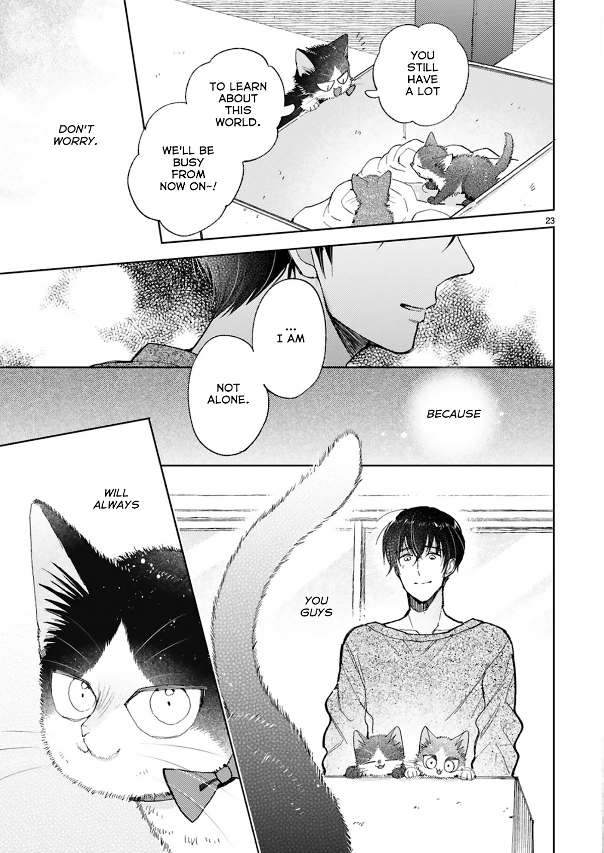 Doukyonin wa Hiza, Tokidoki, Atama no Ue. Chapter 20.2 page 23 - Chapter 20.2: Tiny Invaders [Haru Edition]